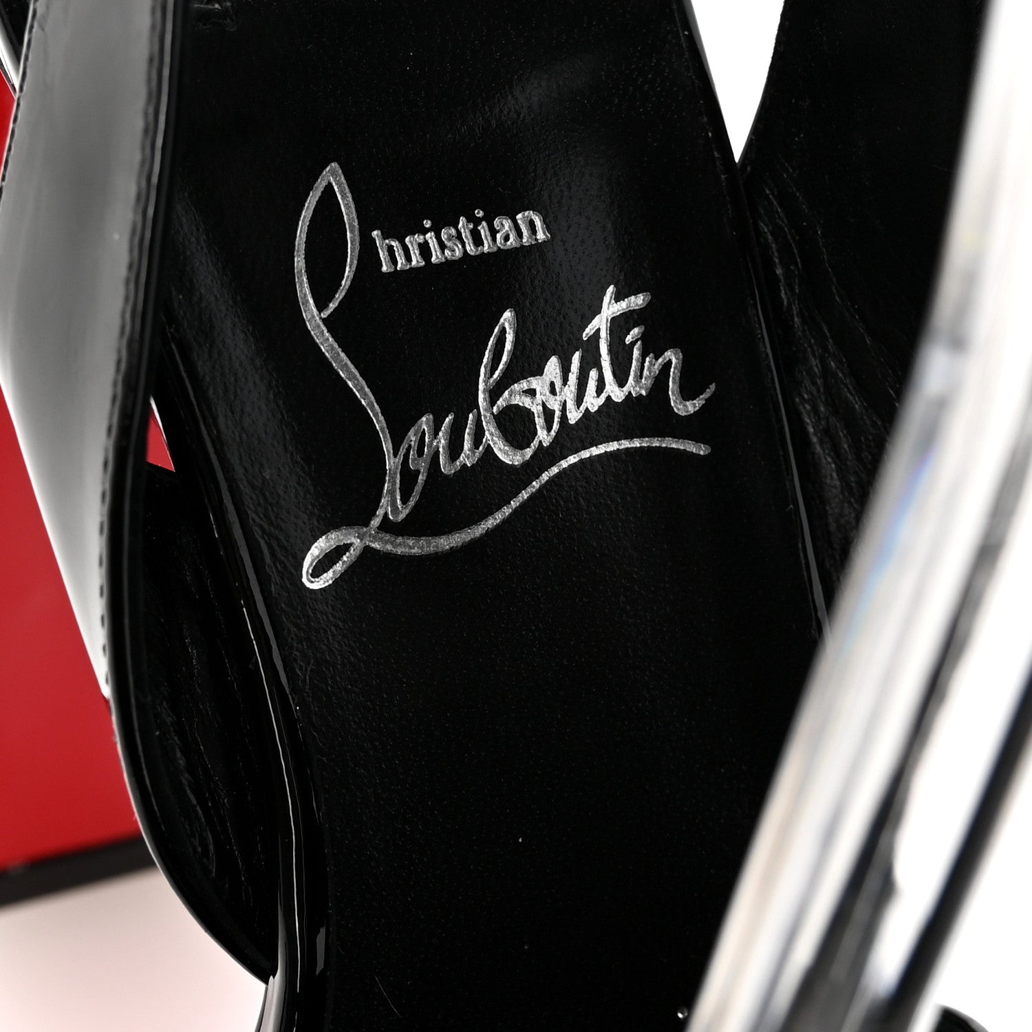 Christian Louboutin Patent Supramariza 130 Sandals 35 Black 8 of 8