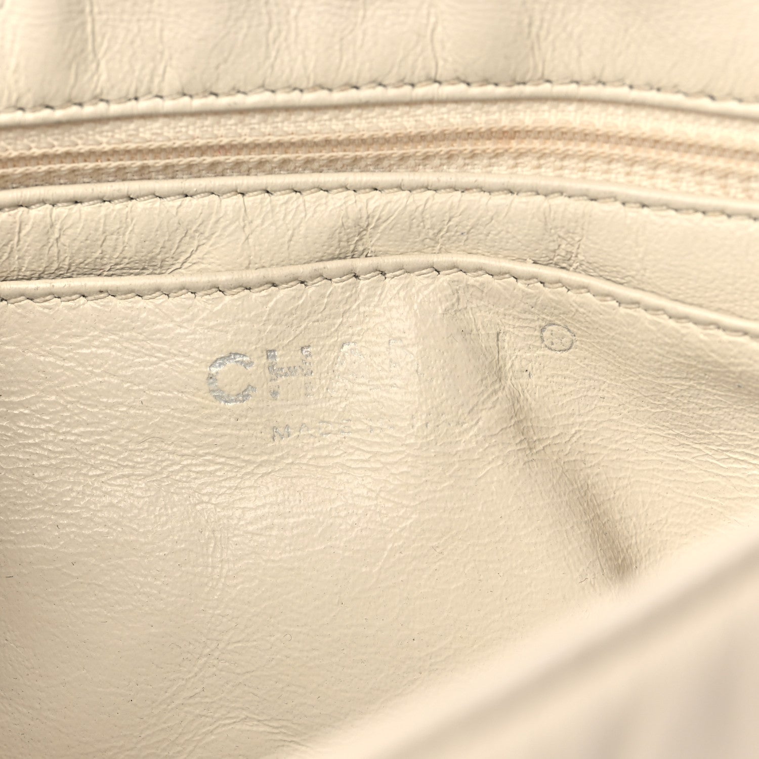 Chanel Calfskin Diagonal Ligne Flap White 6 of 11