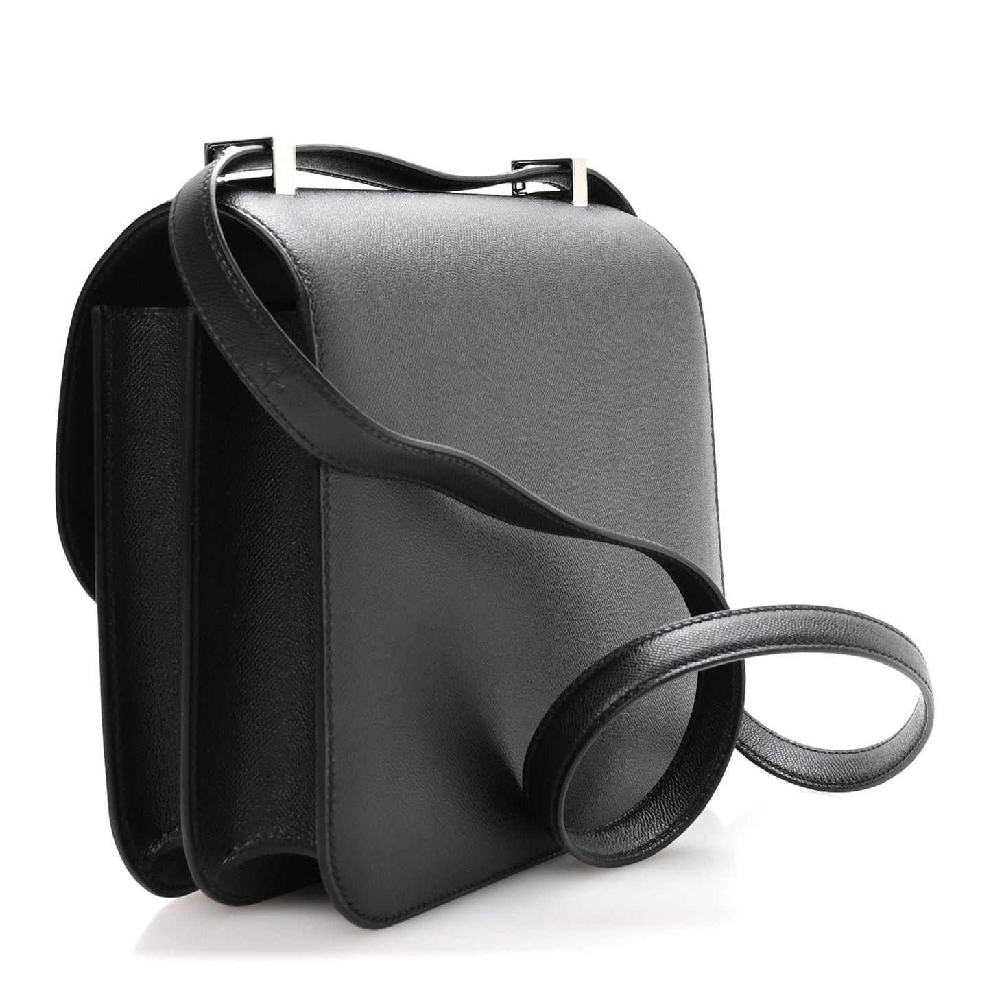 Madame Calfskin Lizard Constance 24 Black Ombre