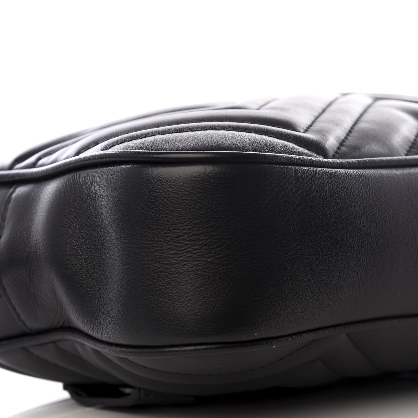 Calfskin Matelasse Mens GG Marmont Belt Bag 90 36 Black