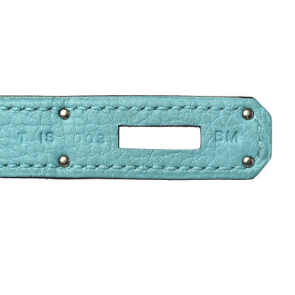 Hermes Togo Kelly Retourne 28 Bleu Atoll 7 of 18