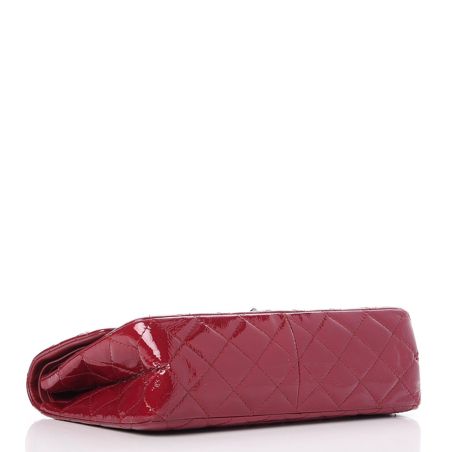 Distressed Patent 2.55 Reissue 227 Flap Raspberry Red