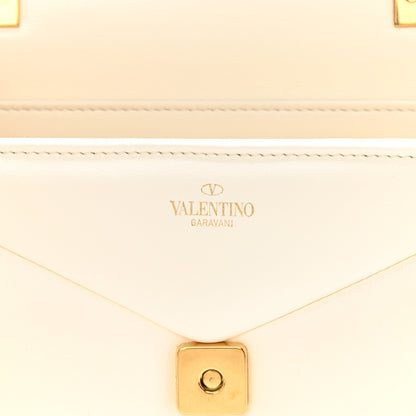 Valentino Garavani Nappa One Stud Chain Clutch Ivory 5 of 8