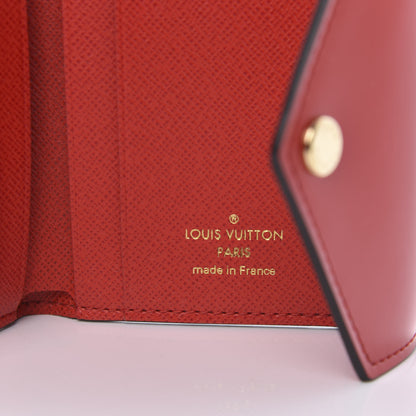 Louis Vuitton Damier Ebene Zoe Wallet Cherry 8 of 9