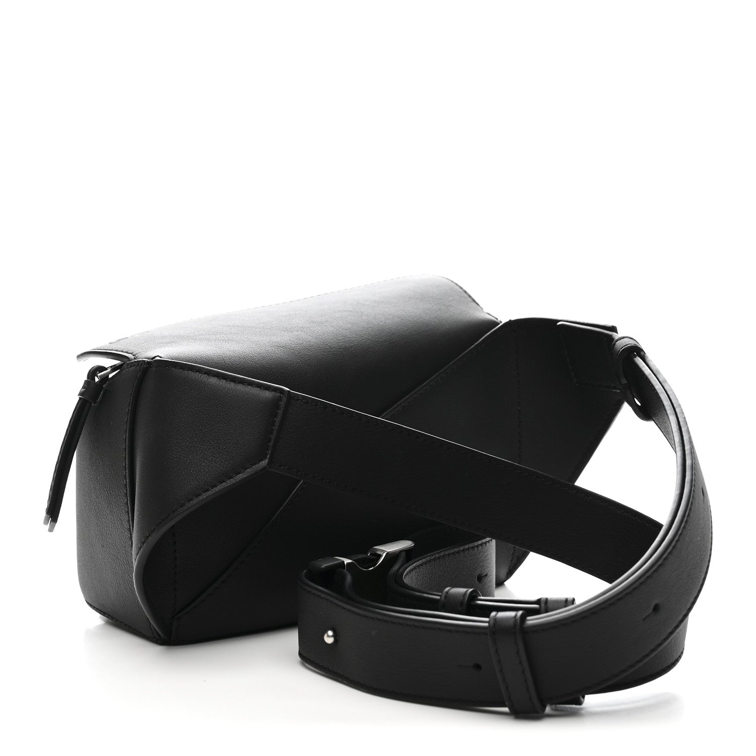 Loewe Calfskin Mini Puzzle Bumbag Black 3 of 10