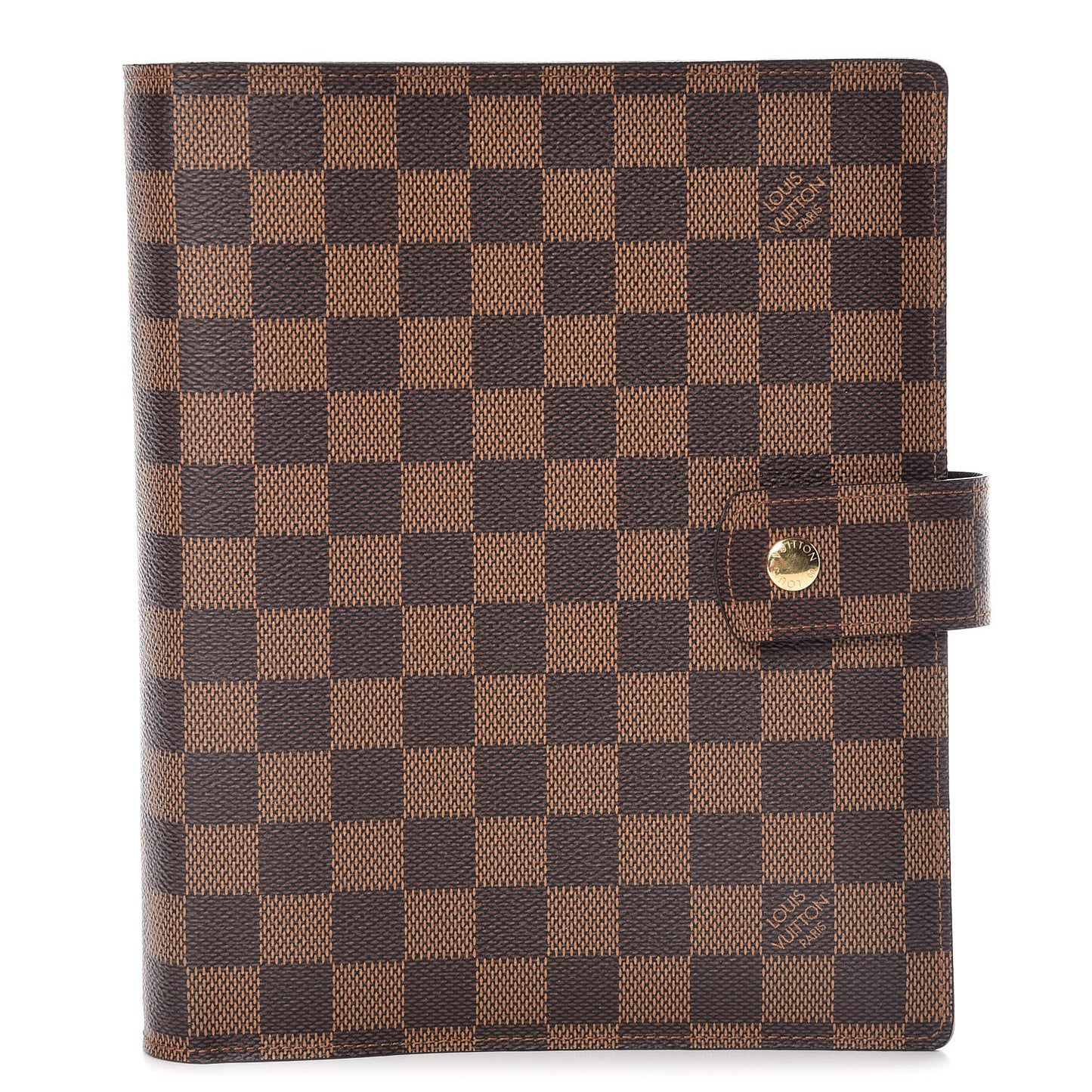 Damier Ebene Large Ring Agenda Cover