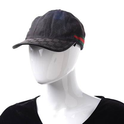 Gucci Monogram Web Baseball Hat M Black 2 of 7