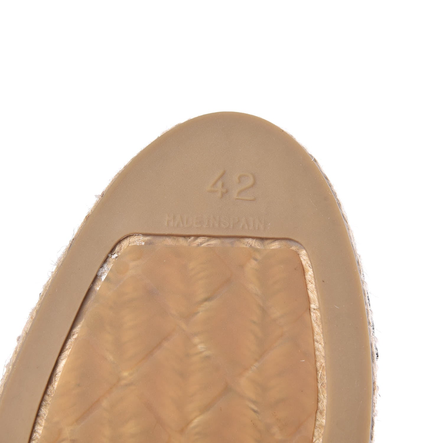 Chanel Lambskin CC Espadrilles 42 Beige Black 7 of 12