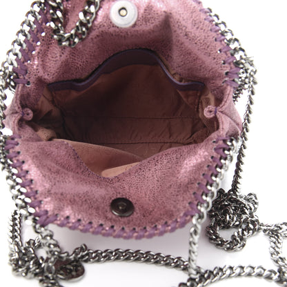 Stella McCartney Metallic Shaggy Deer Degrade Tiny Falabella Tote Purple 5 of 10