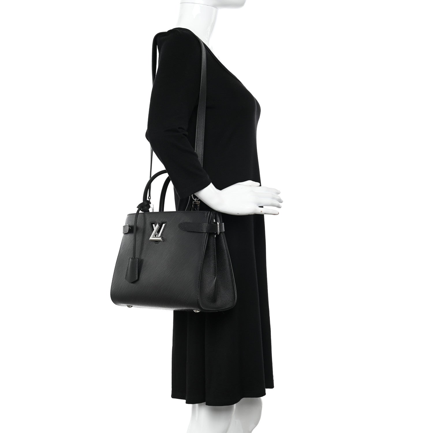 Louis Vuitton Epi Twist Tote Black 2 of 9