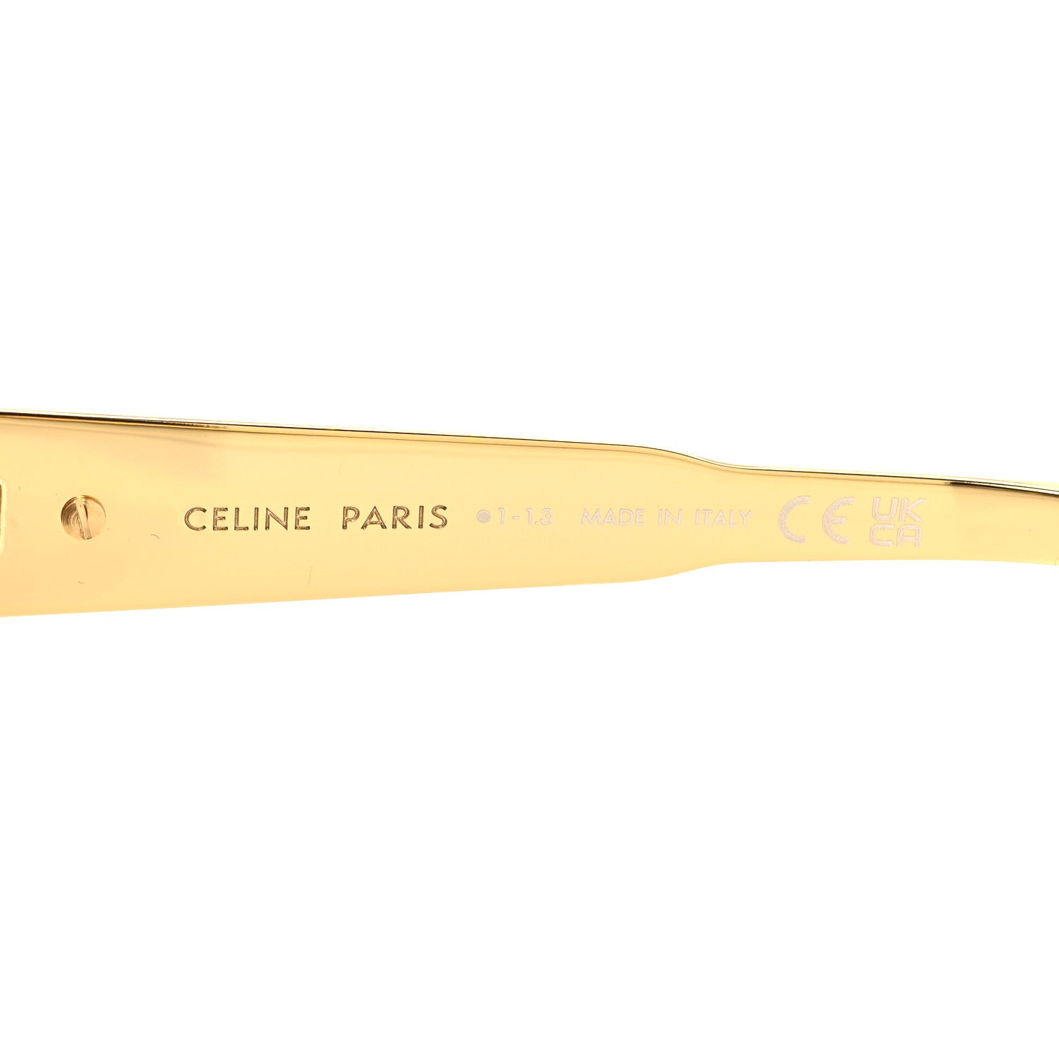 Celine Metal Triomphe 01 Sunglasses CL40235U Gold Green 6 of 7