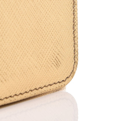 Prada Saffiano Metal Continental Flap Wallet Platino 12 of 12