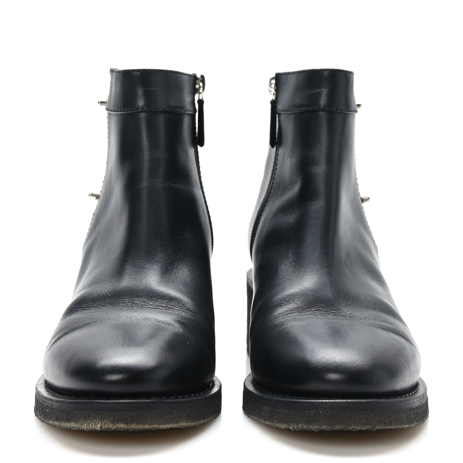 Chanel Iridescent Calfskin CC Turnlock Ankle Boots 40 Black 2 of 9