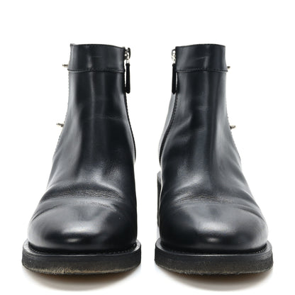 Chanel Iridescent Calfskin CC Turnlock Ankle Boots 40 Black 2 of 9