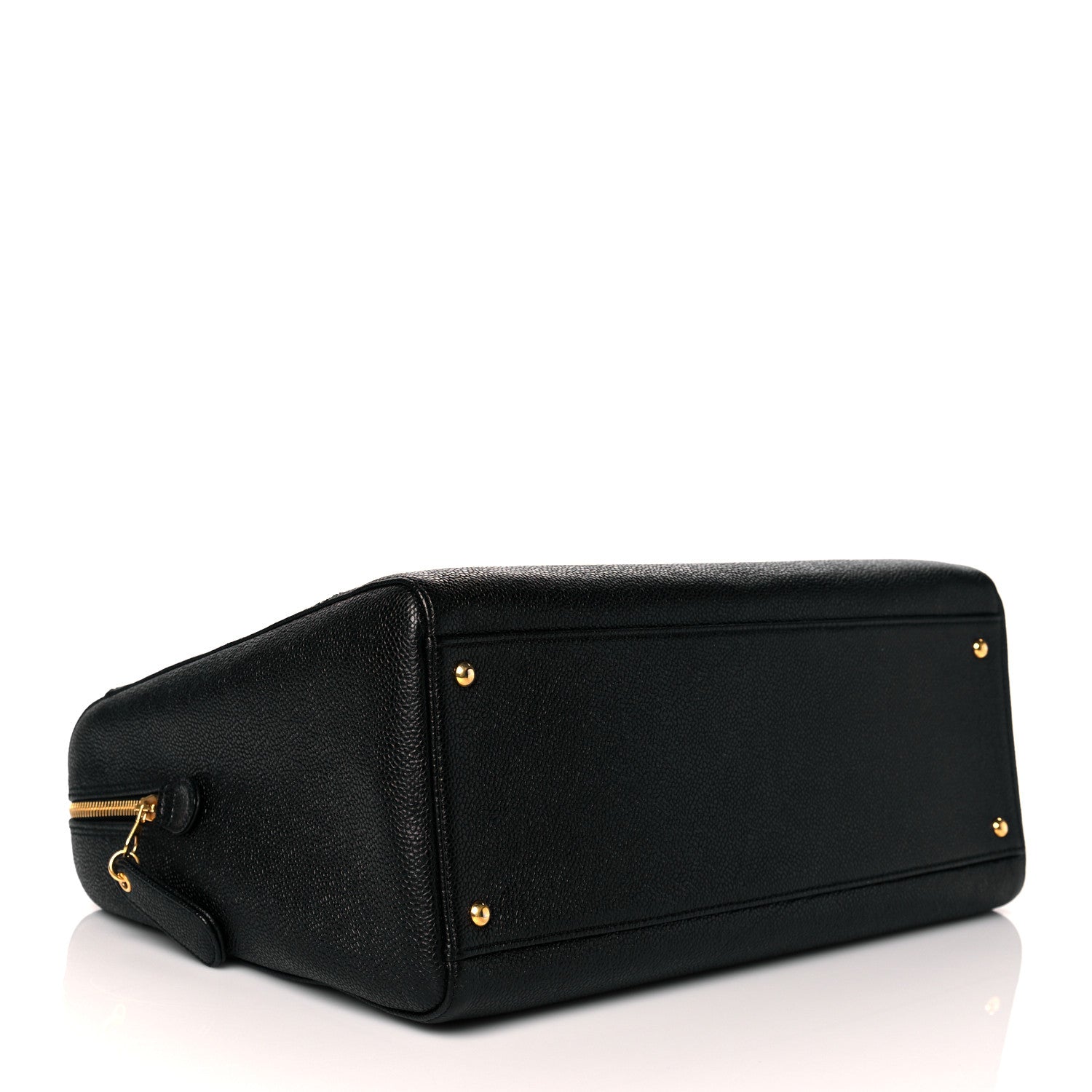 Chanel Caviar Large CC Shoulder Bag Black 4 of 10