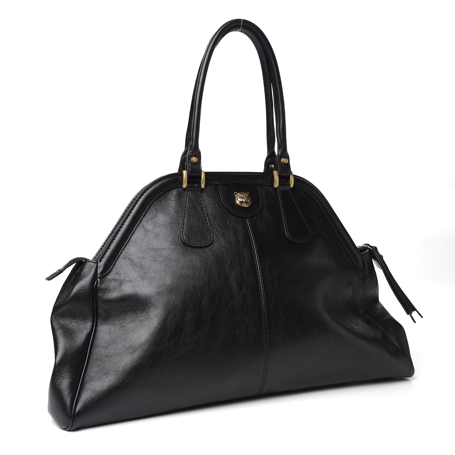 Gucci Calfskin Large Re(Belle) Top Handle Bag Black 2 of 10
