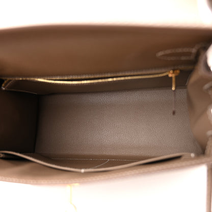 Hermes Epsom Kelly Sellier 28 Etoupe 5 of 9
