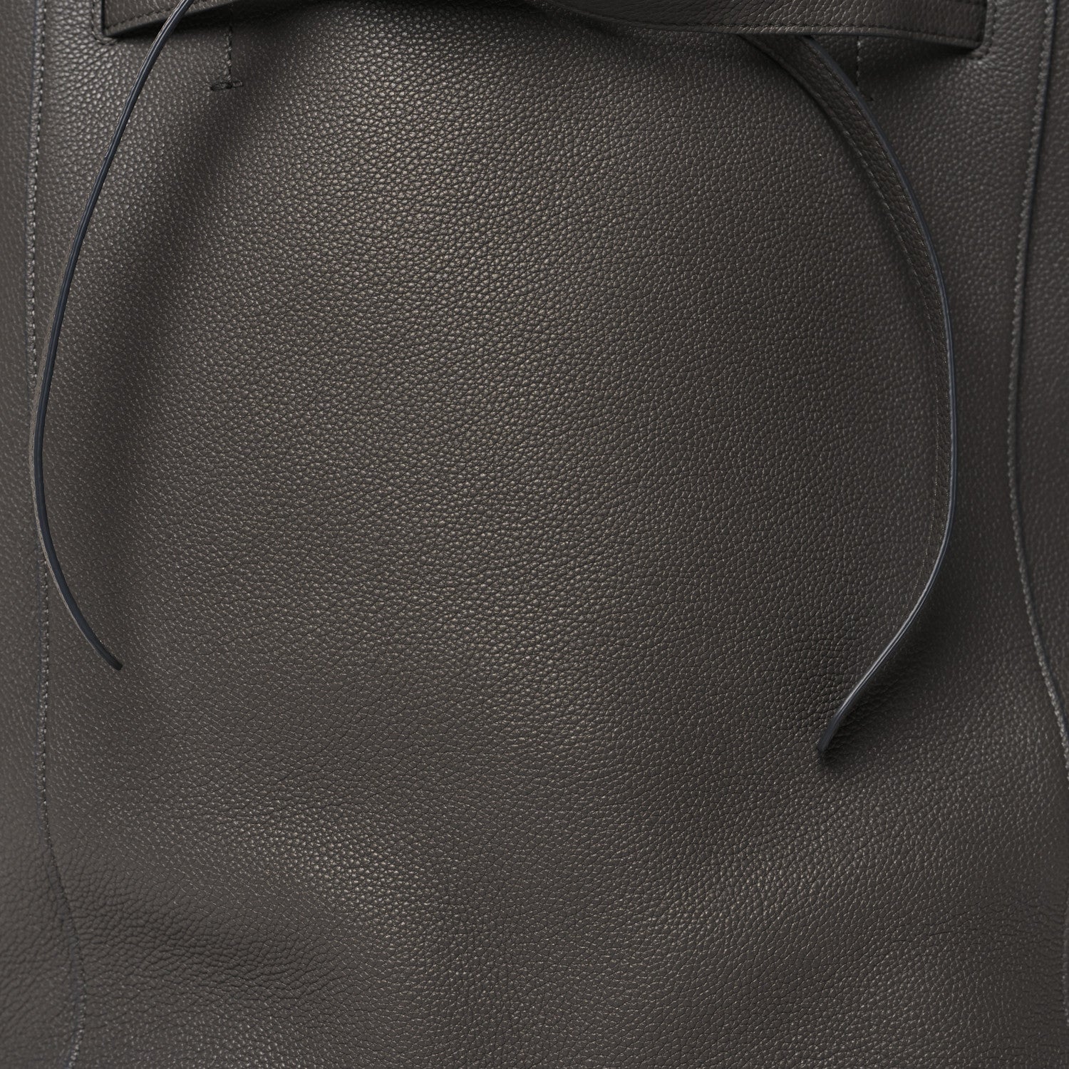 Celine Soft Grained Calfskin Small Belt Cabas Phantom Medium Grey 8 of 10