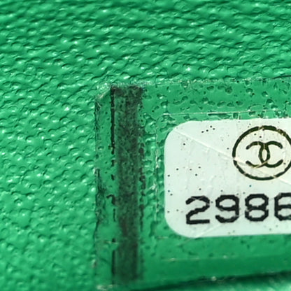 Chanel Lambskin Quilted Mini Square Flap Green 7 of 9