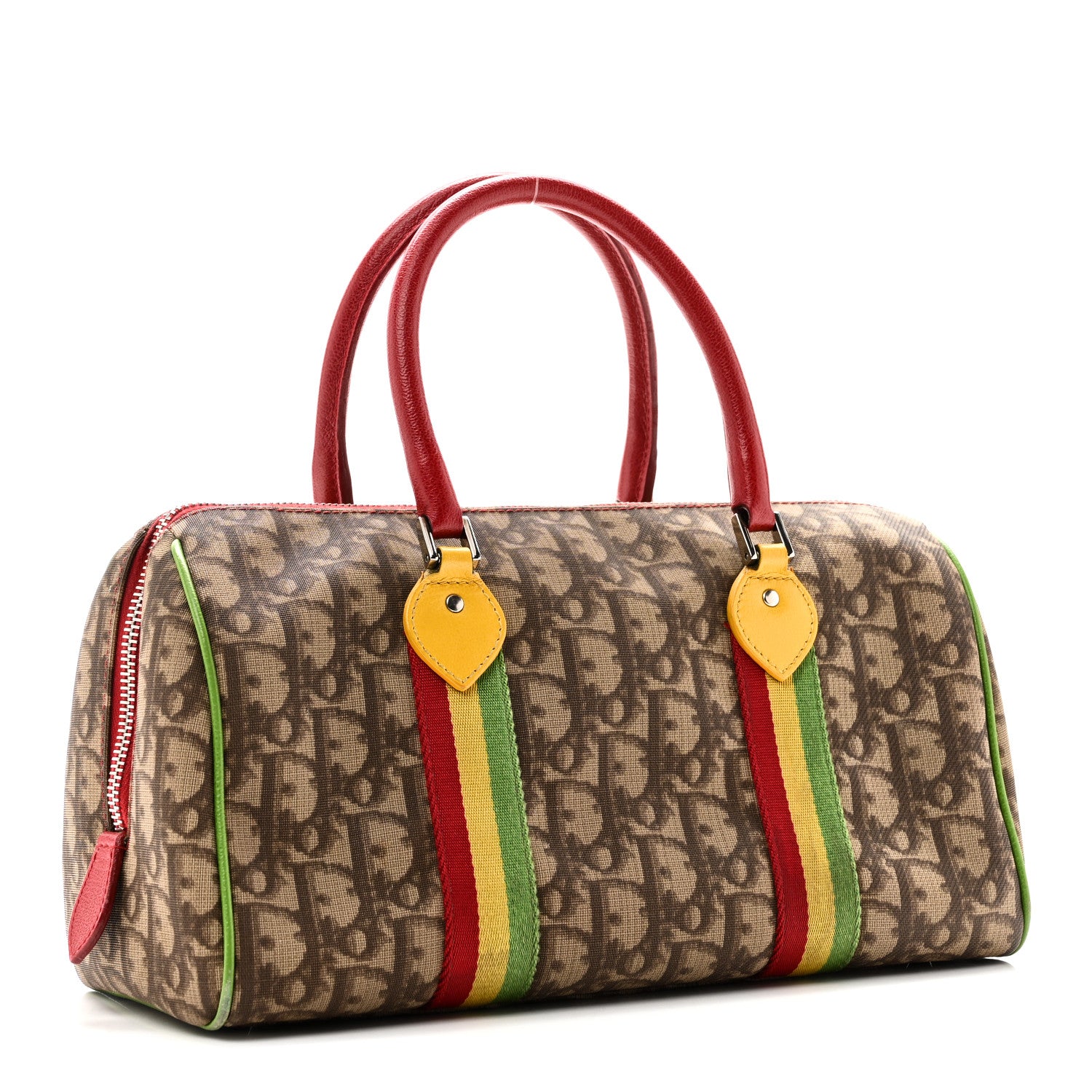 Christian Dior Monogram Rasta Boston Beige 3 of 10