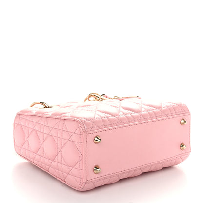 Christian Dior Lambskin Cannage Small My Lady Dior Pink 4 of 9