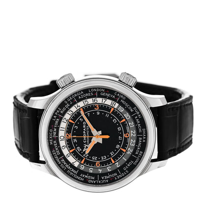 Chopard Stainless Steel Alligator 42mm L.U.C GMT One Automatic Watch Black 2 of 5