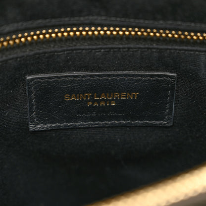 Saint Laurent Calfskin Y Quilted Monogram Medium Loulou Chain Satchel Military Olive 7 of 11