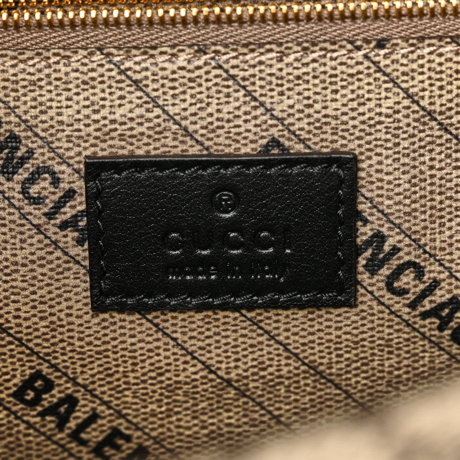 Balenciaga X GUCCI GG Supreme Monogram Medium Hourglass Top Handle Bag Beige Ebony 5 of 9