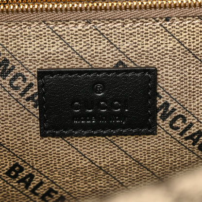 Balenciaga X GUCCI GG Supreme Monogram Medium Hourglass Top Handle Bag Beige Ebony 5 of 9