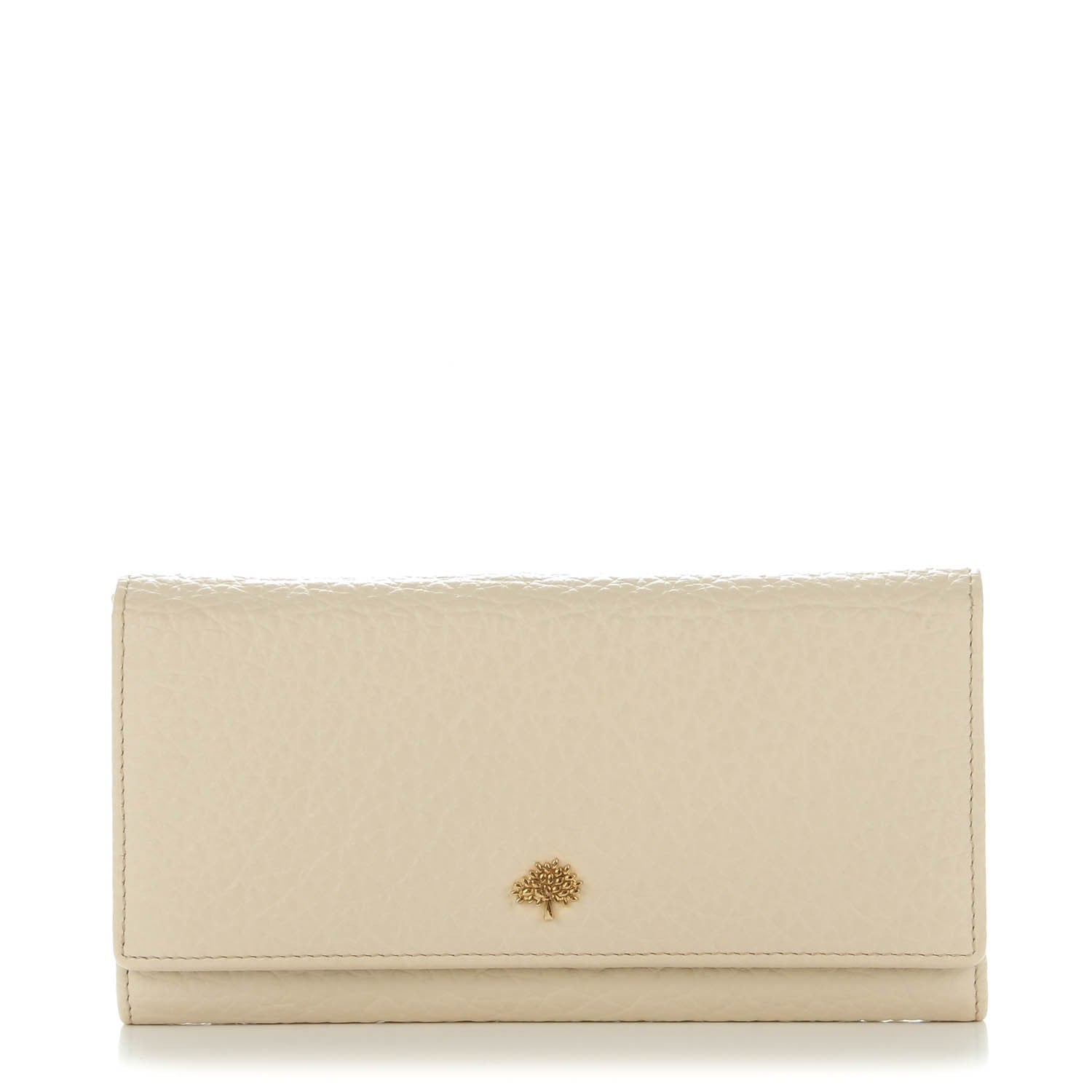Mulberry Soft Large Grain Calfskin Eliza Continental Wallet Pear Sorbet 1 of 7