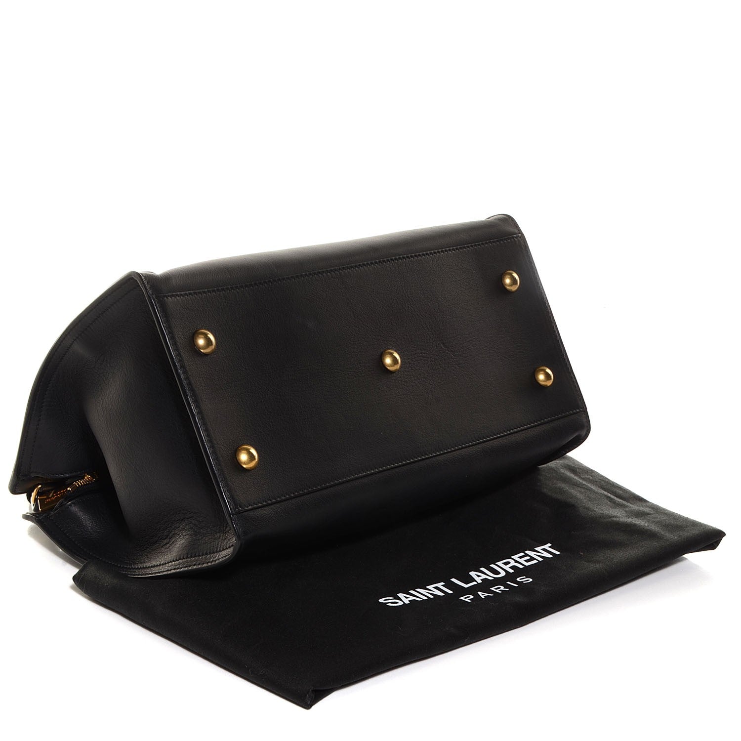 Saint Laurent Calfskin Small Classic Y Cabas Black 4 of 8