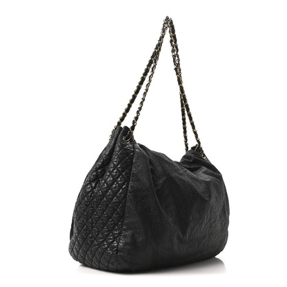 Chanel Vinyl XL Rock and Chain Flap Black 3 of 9