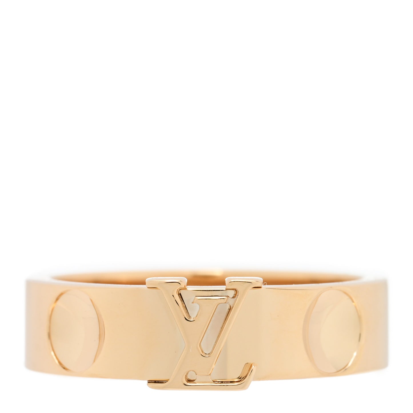18K Yellow Gold Empreinte LV Ring 52 6