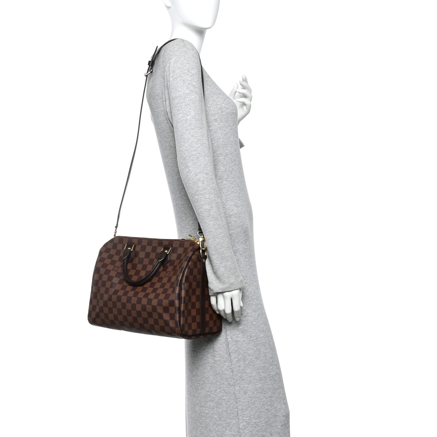 Louis Vuitton Damier Ebene Speedy Bandouliere 30 2 of 9