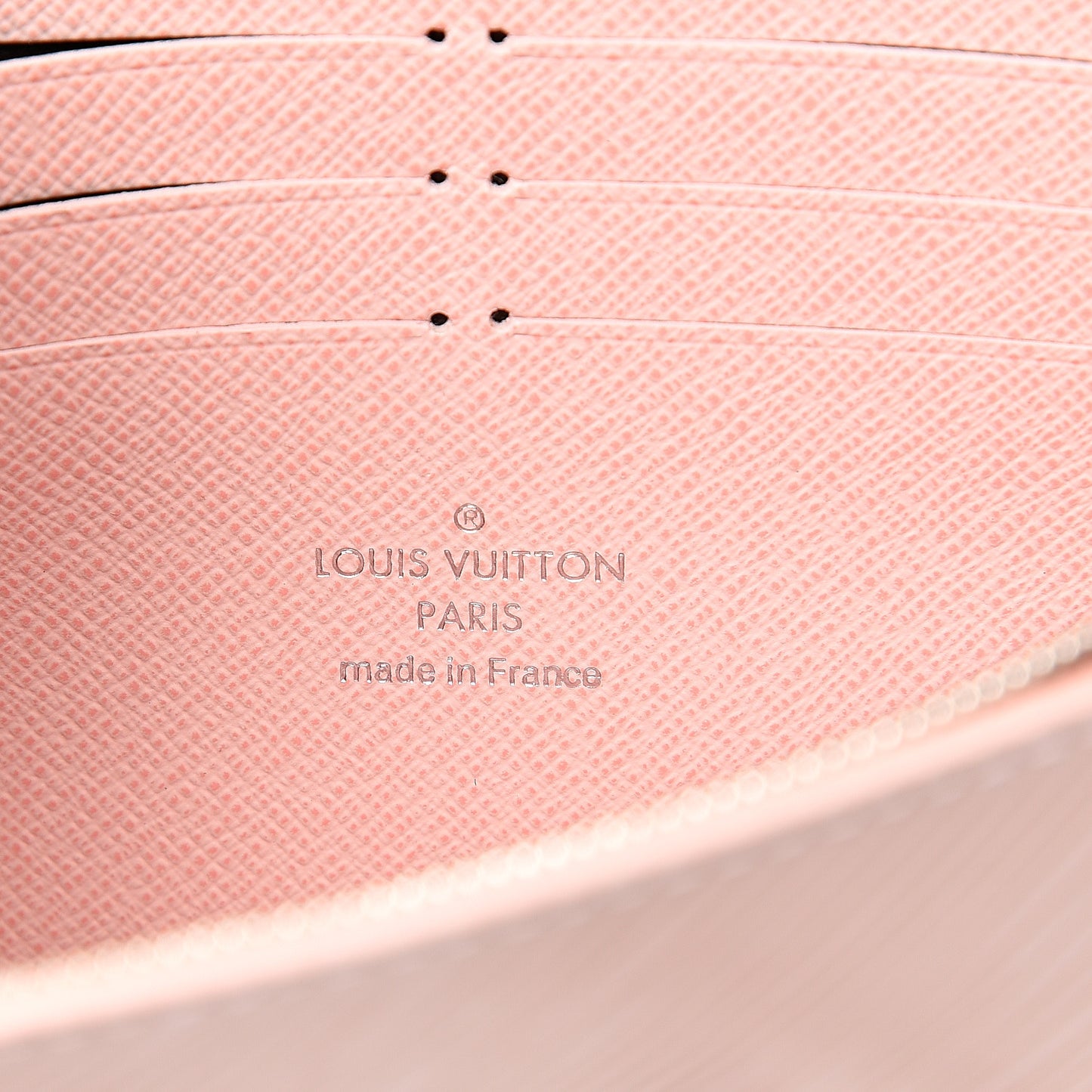 Epi Twist Belt Chain Wallet Rose Ballerine