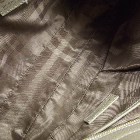Burberry Leather Check Brompton Bag 7 of 11