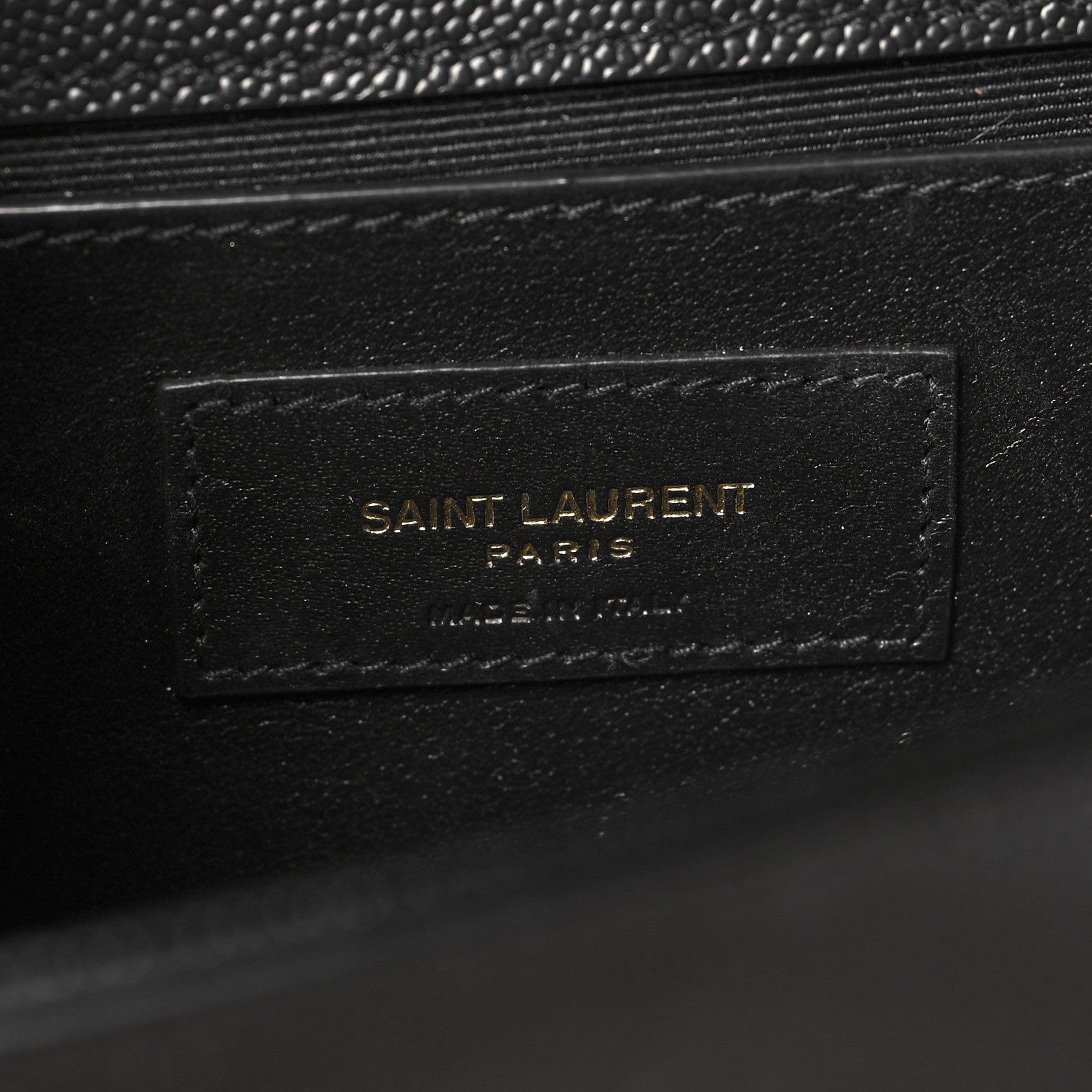 Saint Laurent Grain De Poudre Small Monogram Kate Satchel Black 6 of 10