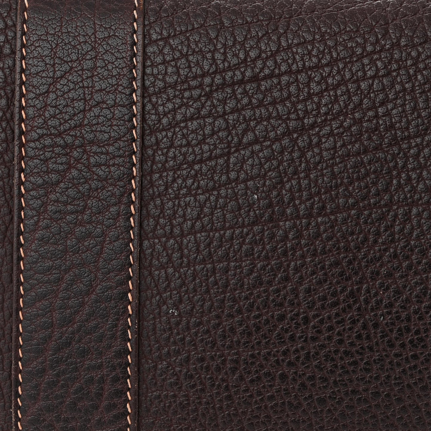 Buffle Skipper Toile Garden Party 36 MM Tote Marron Fonce