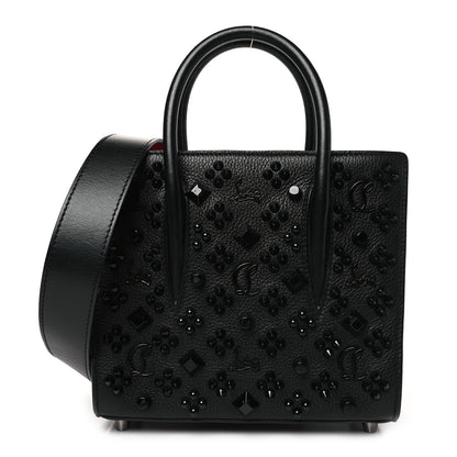 Christian Louboutin Calfskin Spikes Loubinthesky Mini Paloma Black 1 of 13