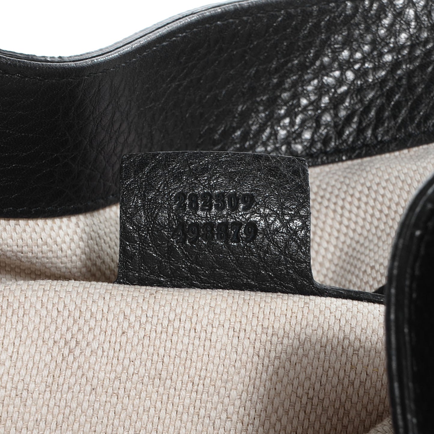 Pebbled Calfskin Medium Soho Shoulder Bag Black