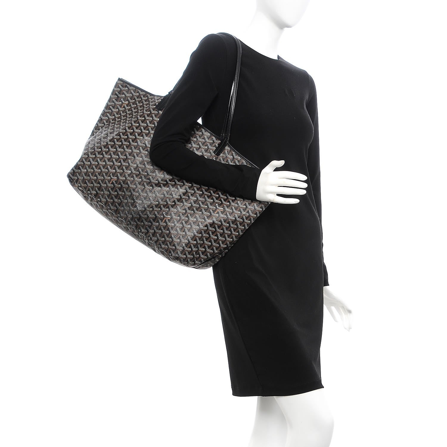 Goyard Goyardine Saint Louis GM Black 2 of 27