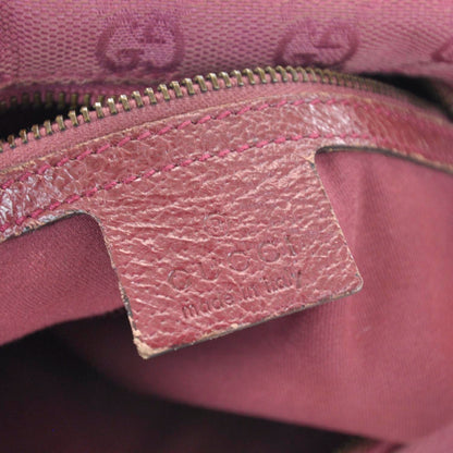 Gucci Monogram Medium Horsebit Chain Hobo Fuchsia 8 of 9