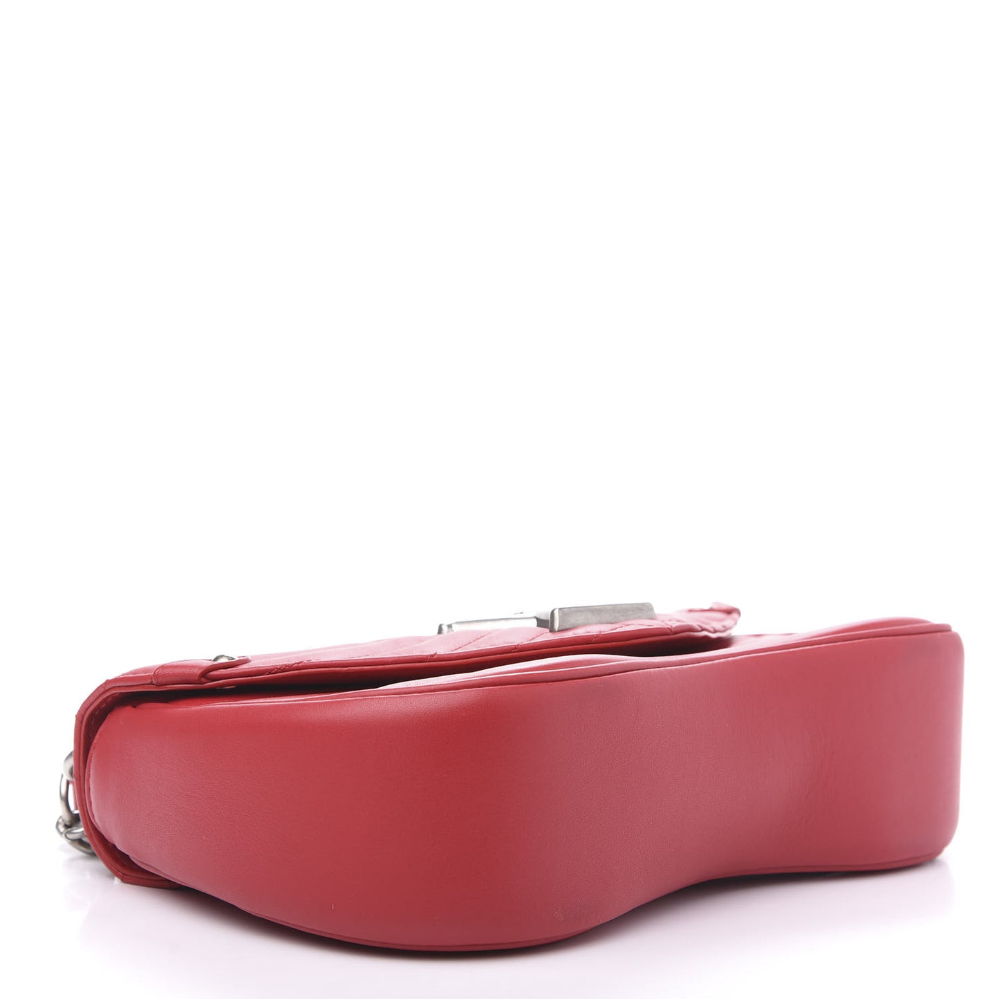 Calfskin New Wave Chain MM Ecarlate