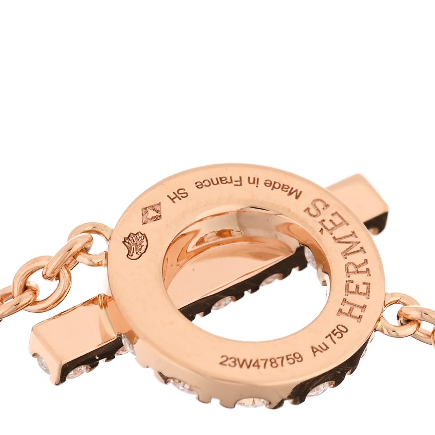 18K Rose Gold Diamond Finesse Bracelet SH