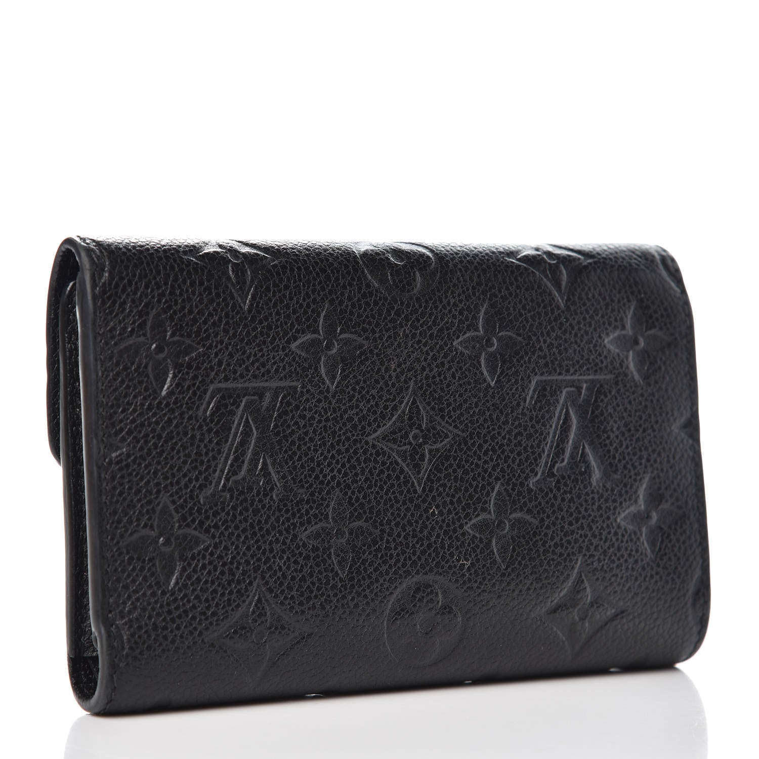 Louis Vuitton Empreinte Compact Curieuse Wallet Black 3 of 10