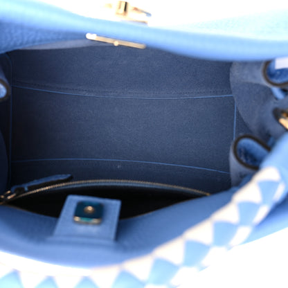 Mulberry Heavy Grain Small Iris Tote Cornflower Blue 5 of 10