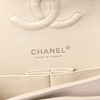 Chanel Caviar Quilted Medium Double Flap Ivory 6 of 10