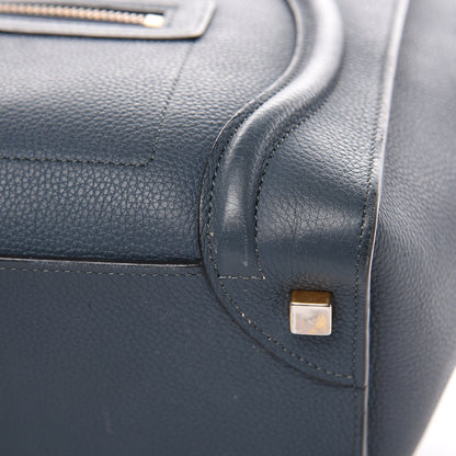 Celine Drummed Calfskin Micro Luggage Orage 10 of 20