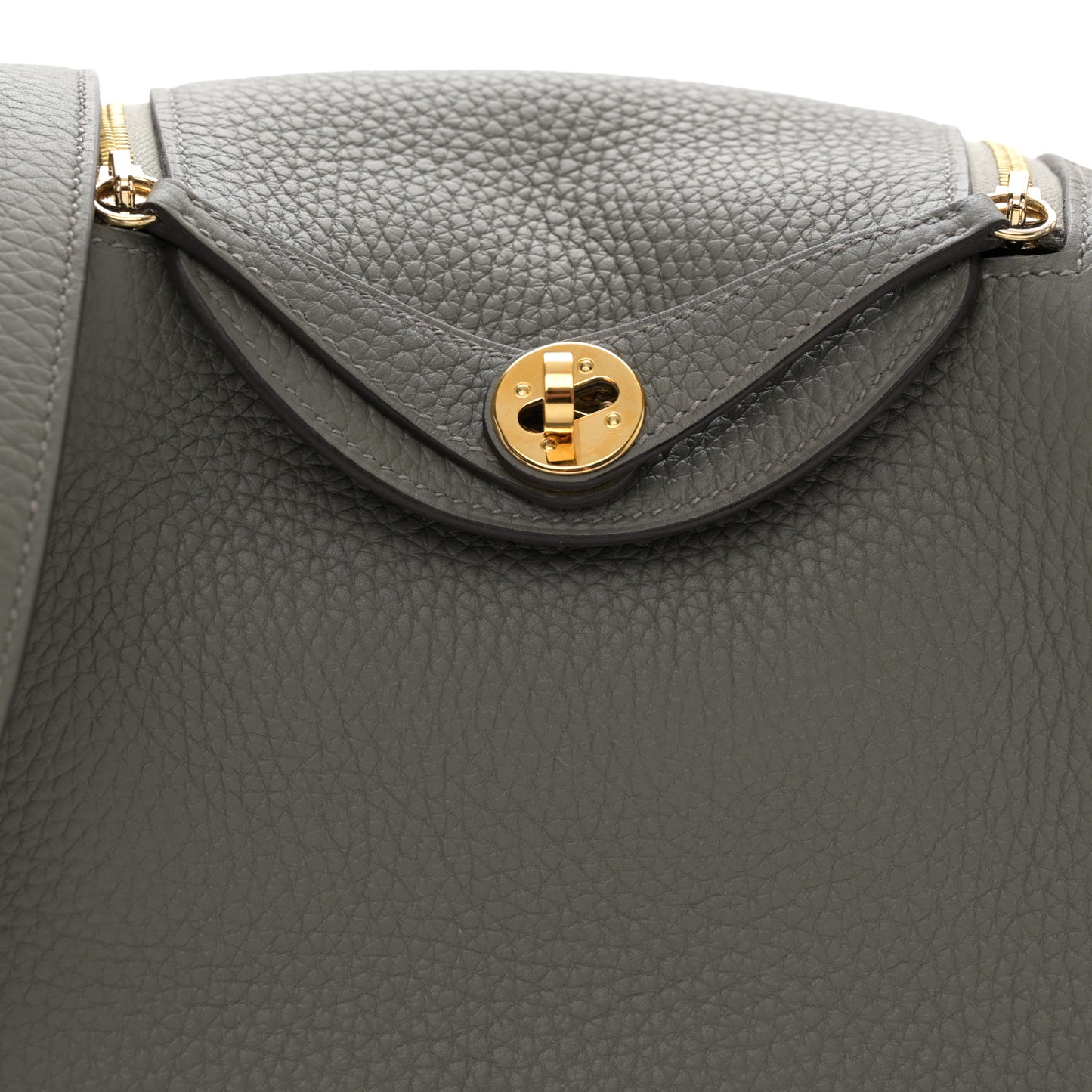 Taurillon Clemence Mini Lindy 20 Gris Meyer