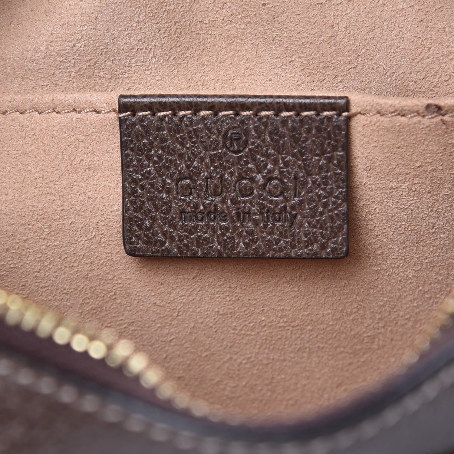 Gucci GG Supreme Monogram Web Mini Ophidia Shoulder Bag Brown 6 of 10